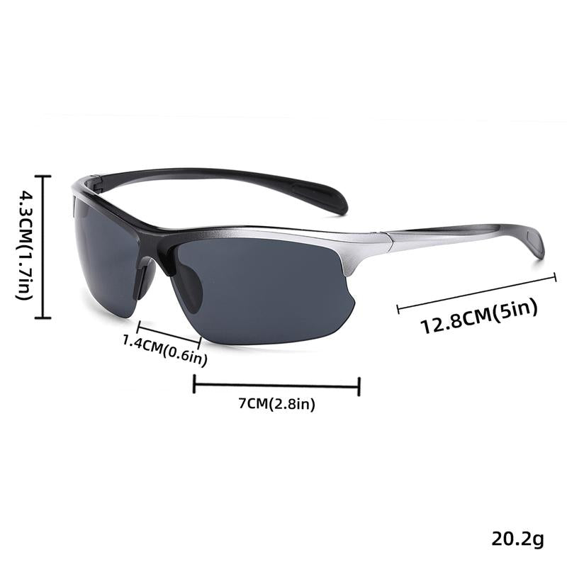 6 Pairs Unisex Lightweight Glasses Ideal for Sports Driving Cycling Fishing Hiking Skiing Leisure Commuting Daily Wear Comfortable Fashion Eyewear for Men Women Holiday Gift Halloween Christmas