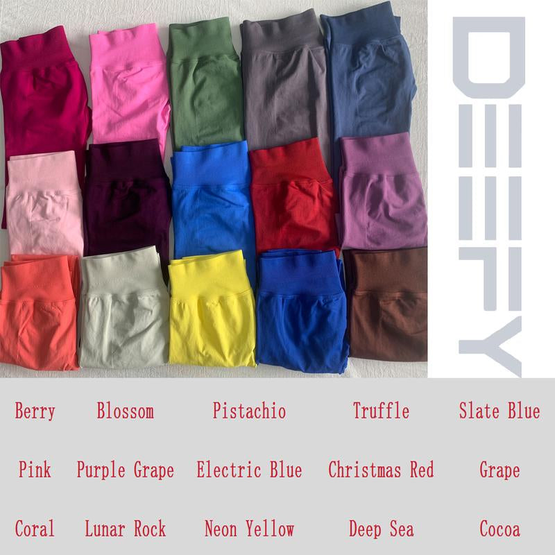 DEEFY Impact Leggings Fitness Gymwear Activewear Women Seamless Pants Butt Lifting BBL Leggings