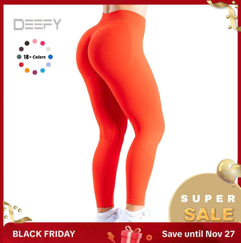 DEEFY Impact Leggings Fitness Gymwear Activewear Women Seamless Pants Butt Lifting BBL Leggings