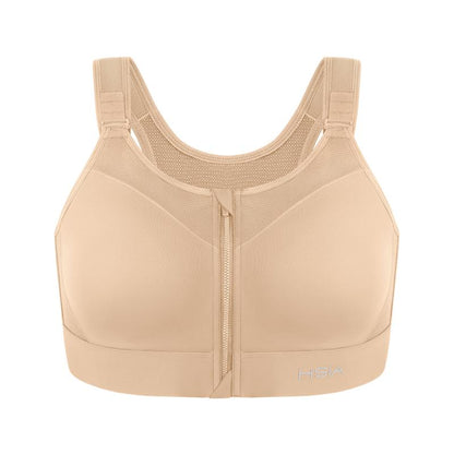 HSIA Powermove High Support Zip Front Sports Bra Wireless No Bounce Adjustable Wide Straps Tiktokshopblackfriday